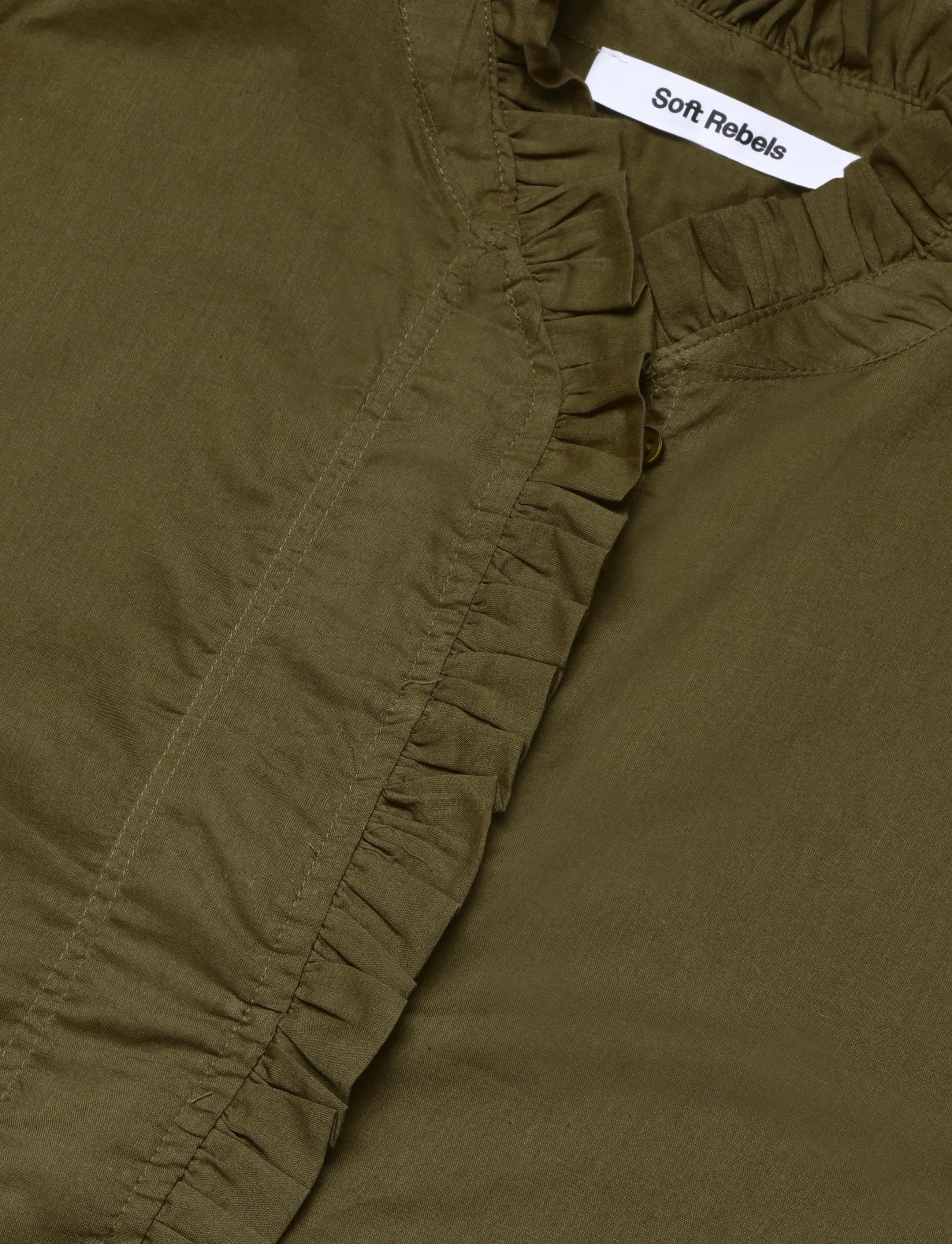 Soft Rebels - SRSunny Shirt - pikkade varrukatega särgid - 384 kangaroo - 5