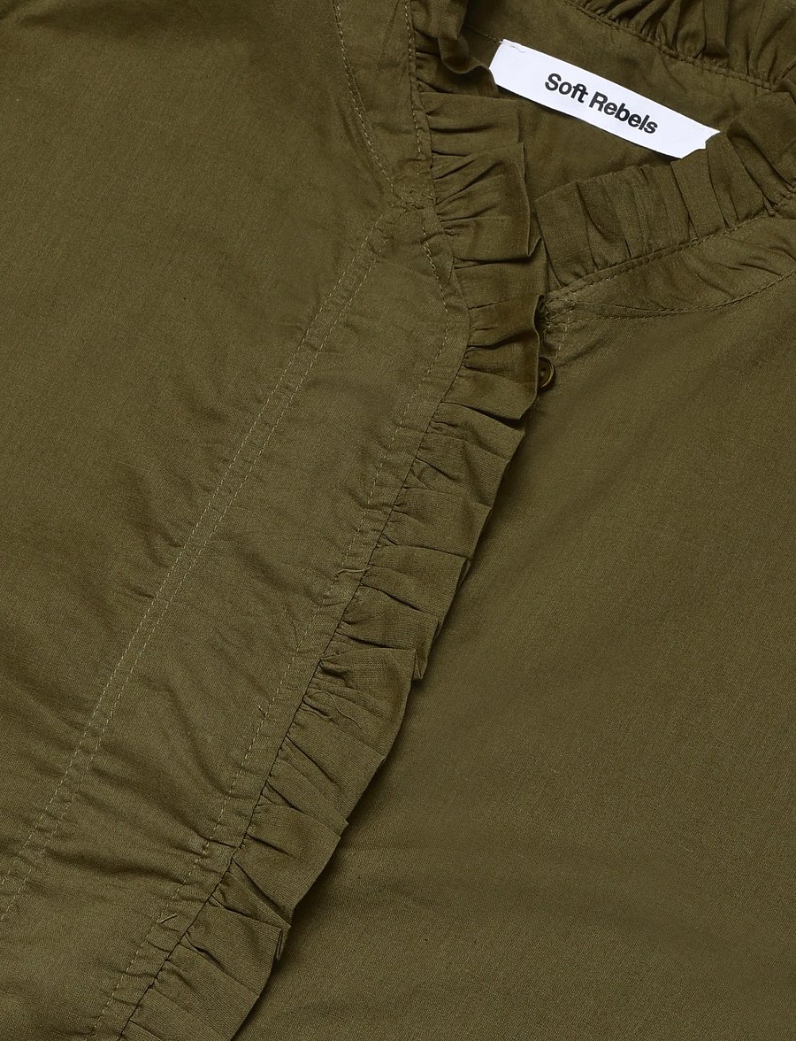 Soft Rebels - SRSunny Shirt - pikkade varrukatega särgid - 384 kangaroo - 5