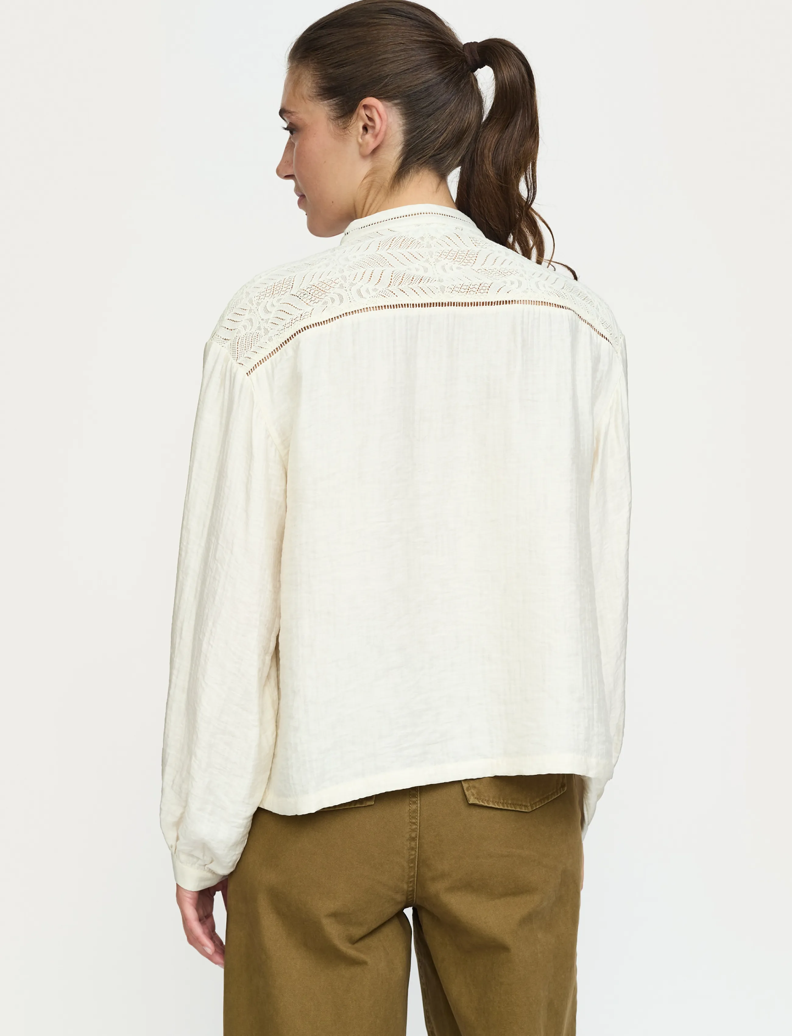 Soft Rebels - SRJuliette Shirt - langærmede skjorter - arctic wolf - 3