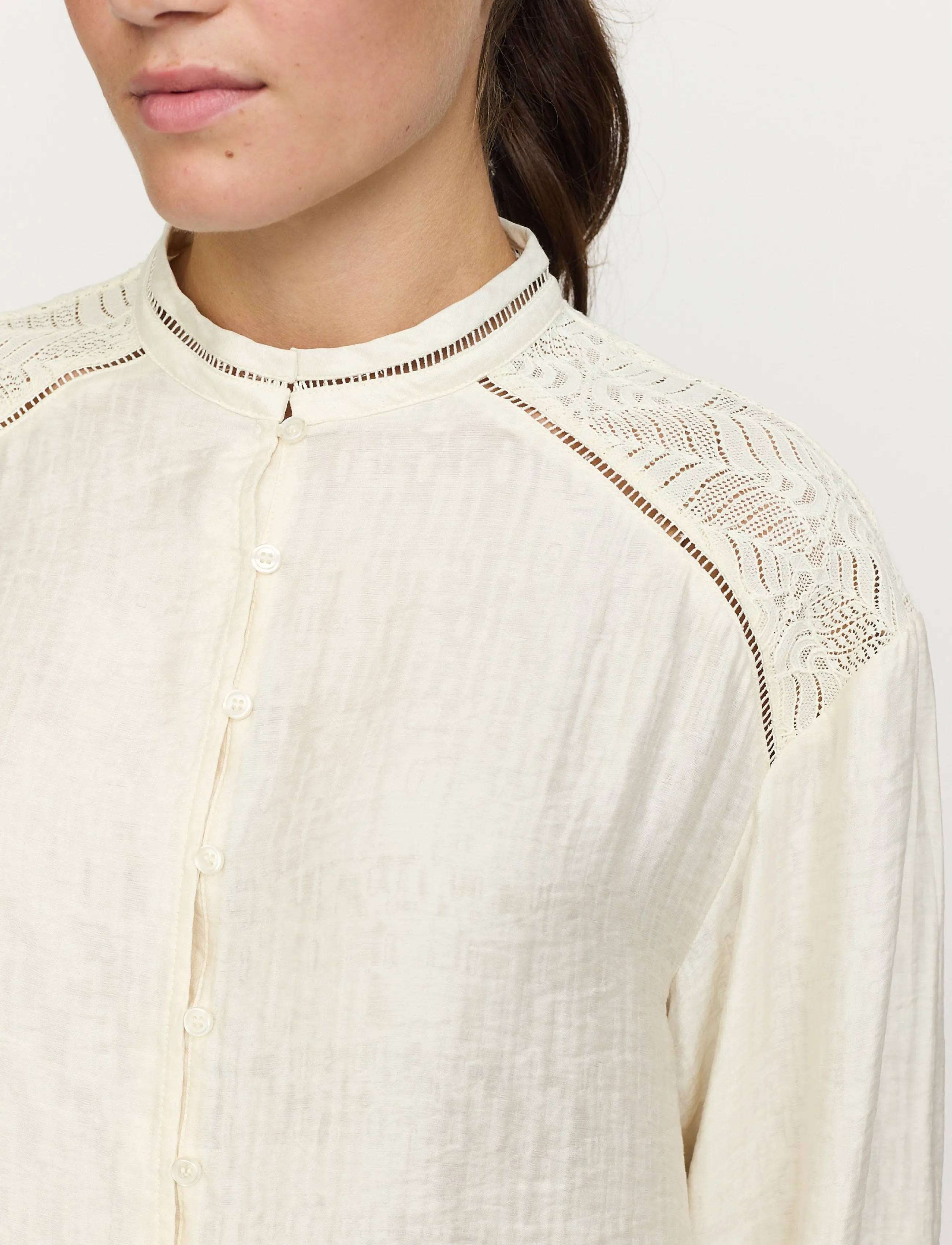 Soft Rebels - SRJuliette Shirt - langærmede skjorter - arctic wolf - 4
