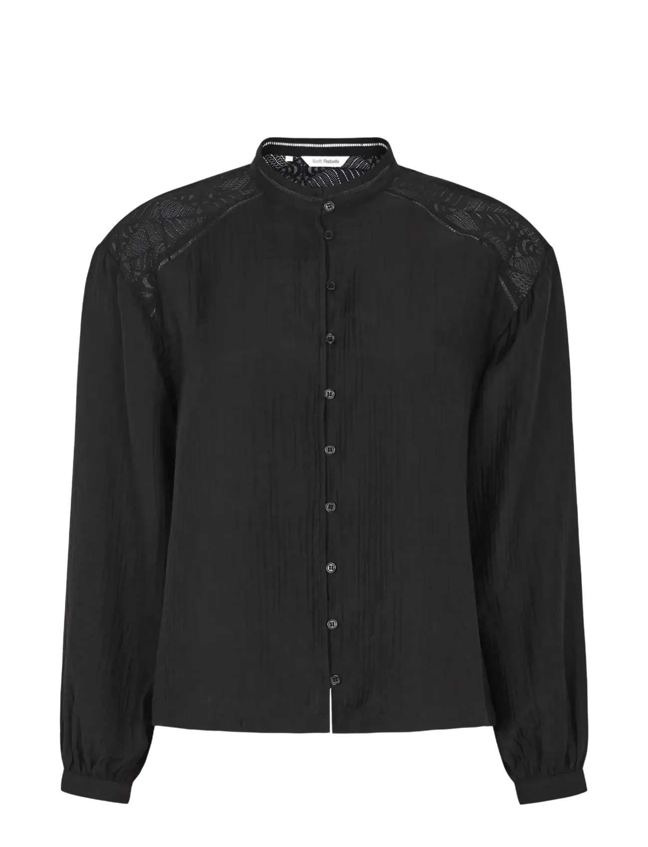 Soft Rebels - SRJuliette Shirt - långärmade skjortor - black - 1
