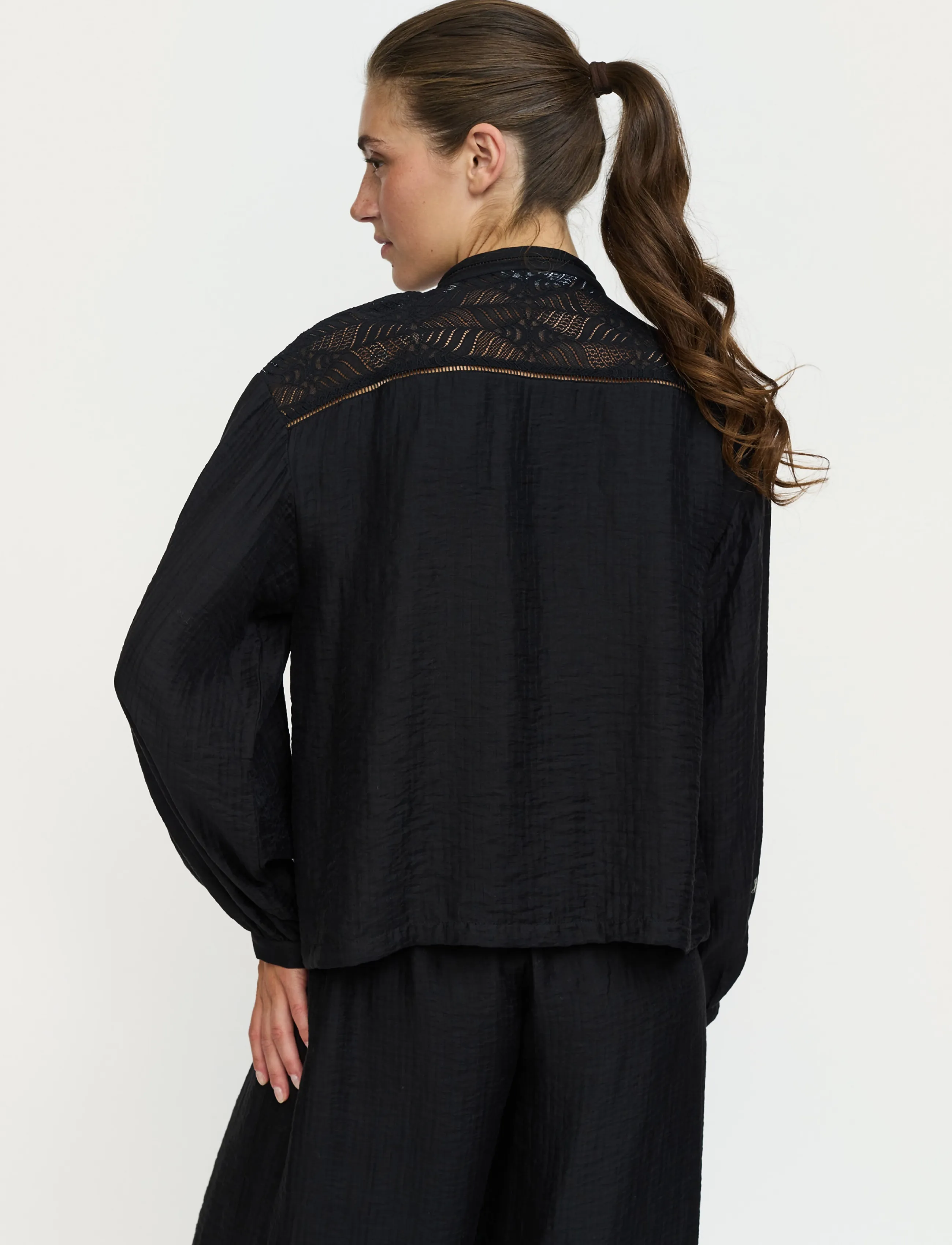 Soft Rebels - SRJuliette Shirt - långärmade skjortor - black - 3