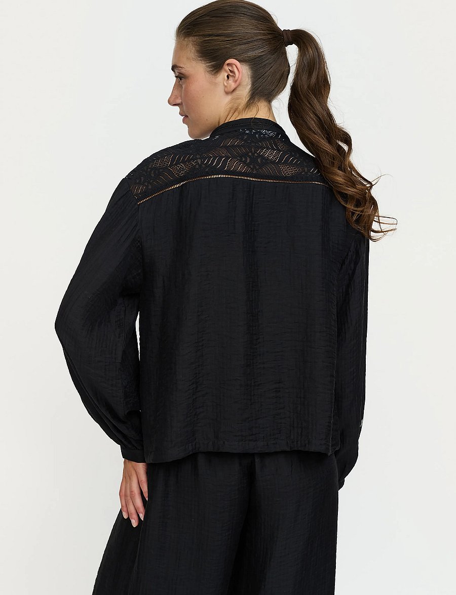 Soft Rebels - SRJuliette Shirt - långärmade skjortor - black - 3