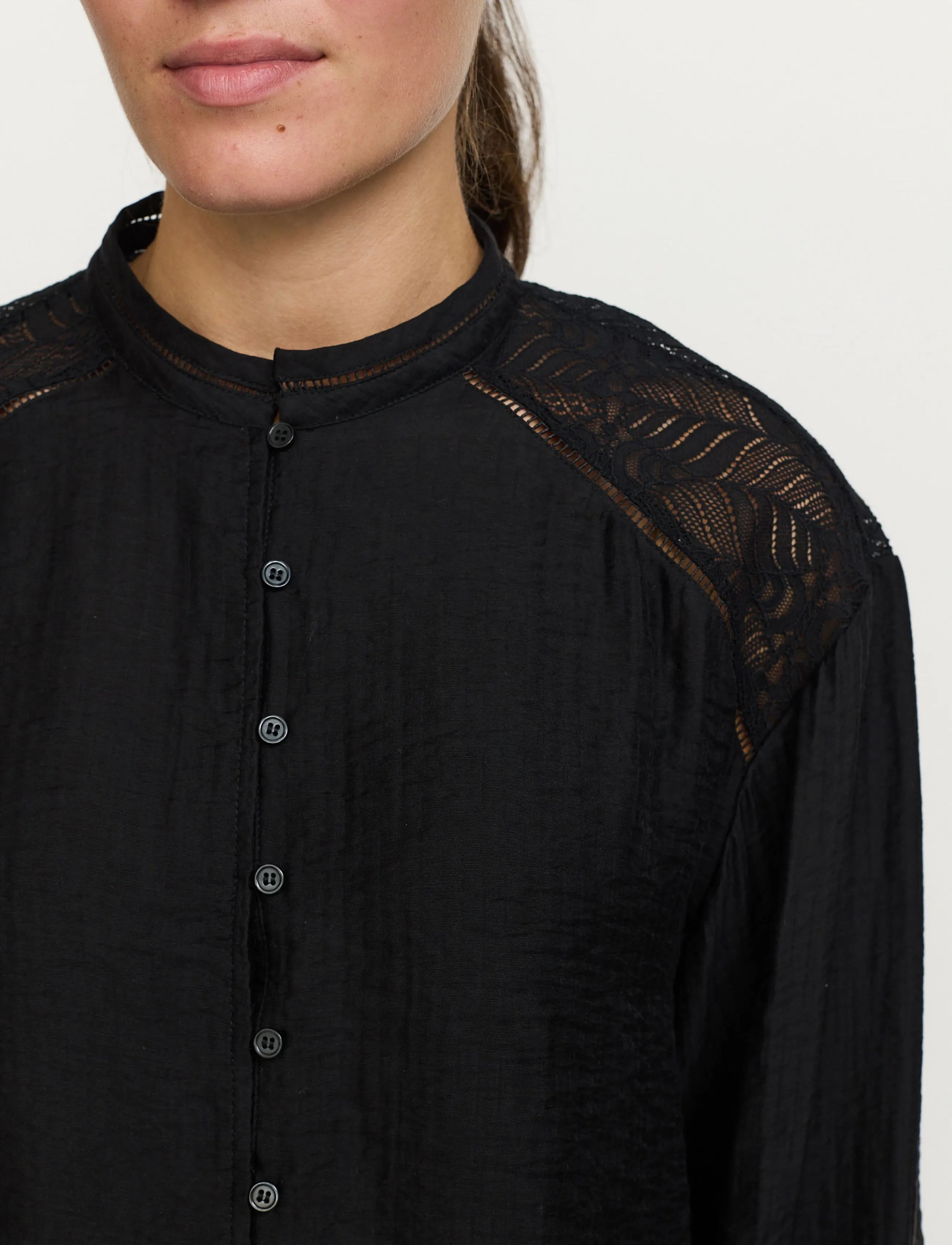 Soft Rebels - SRJuliette Shirt - långärmade skjortor - black - 4