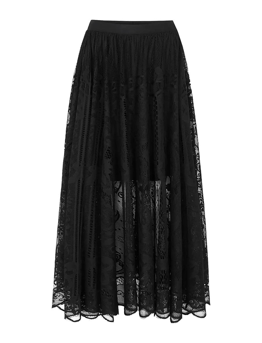 Soft Rebels - SRZarian Skirt - maxi nederdele - black - 1