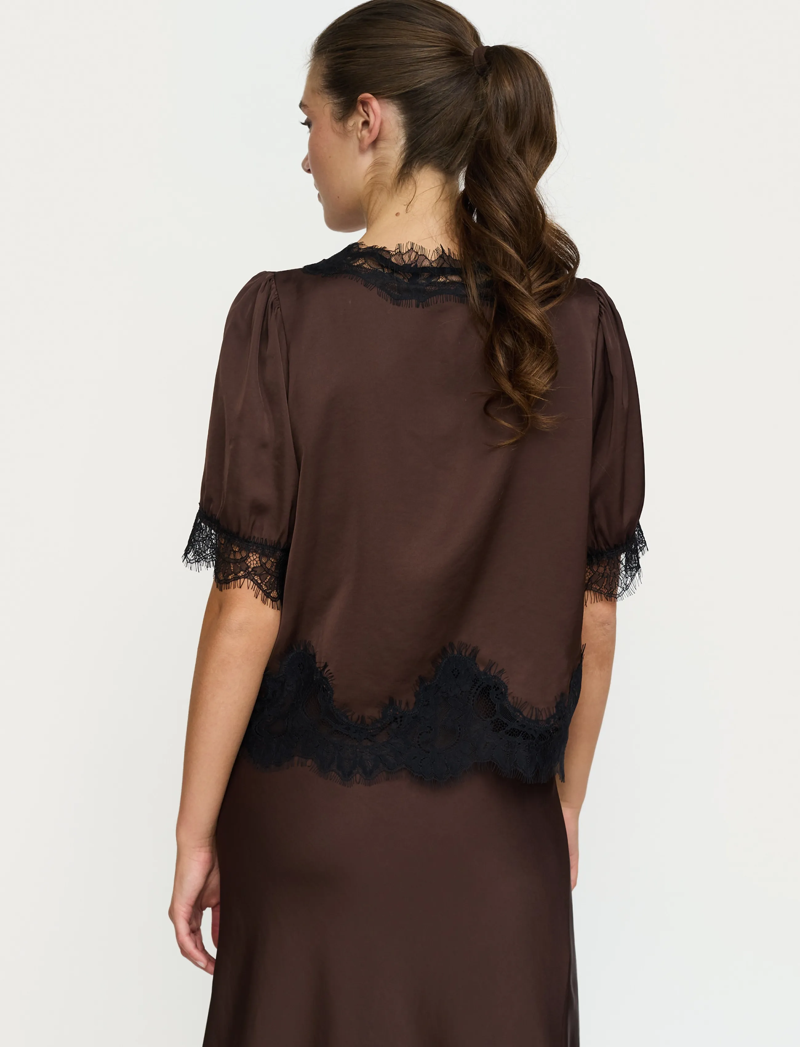 Soft Rebels - SRJournee Shirt - short-sleeved shirts - demitasse - 3