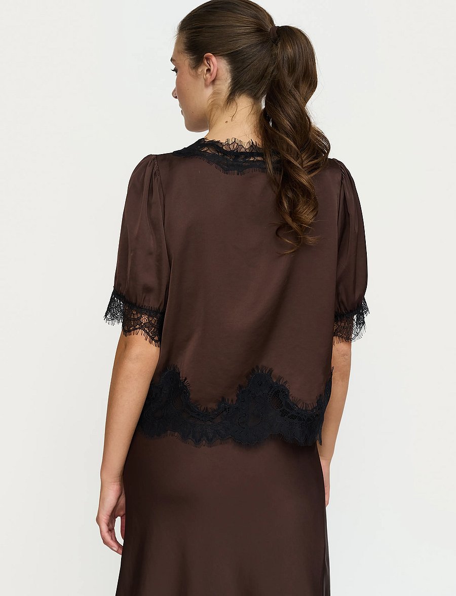Soft Rebels - SRJournee Shirt - kurzärmlige hemden - demitasse - 3