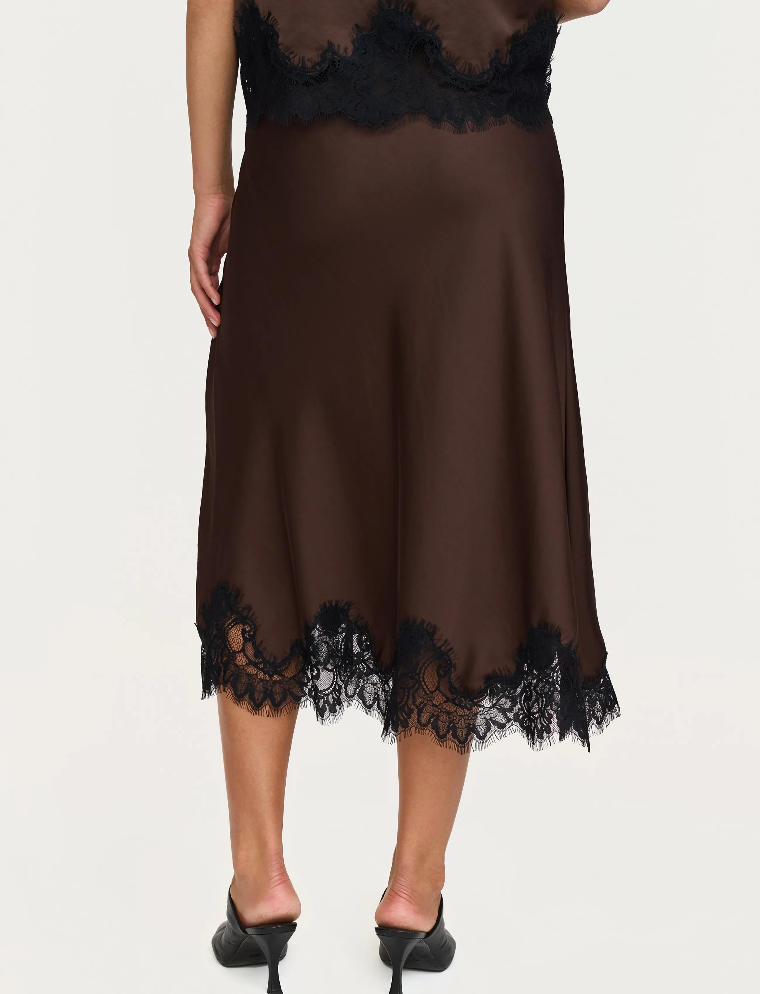 Soft Rebels - SRJournee Midi Skirt - midi skirts - demitasse - 3