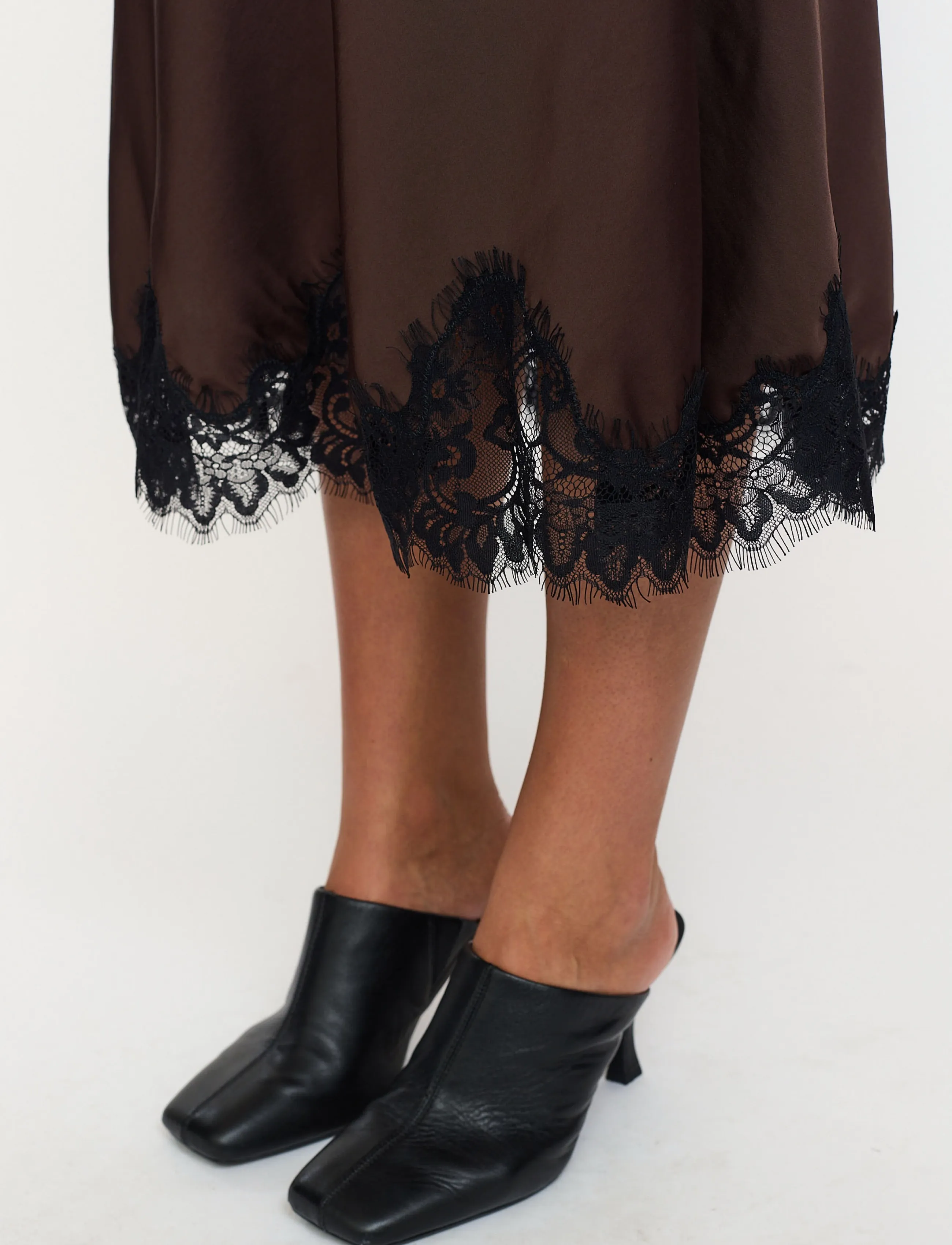 Soft Rebels - SRJournee Midi Skirt - midi skirts - demitasse - 4