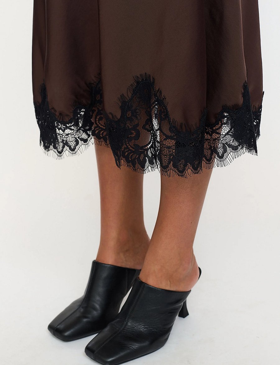 Soft Rebels - SRJournee Midi Skirt - midi skirts - demitasse - 4
