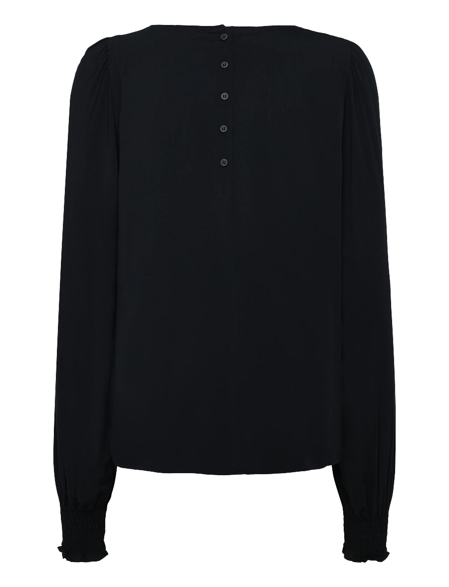 Soft Rebels - SRMaia Blouse - pikkade varrukatega pluusid - 001 black - 2