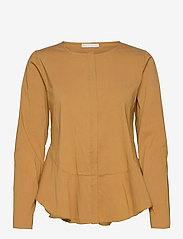 Soft Rebels - SRAimee Shirt - long-sleeved blouses - dijon - 0