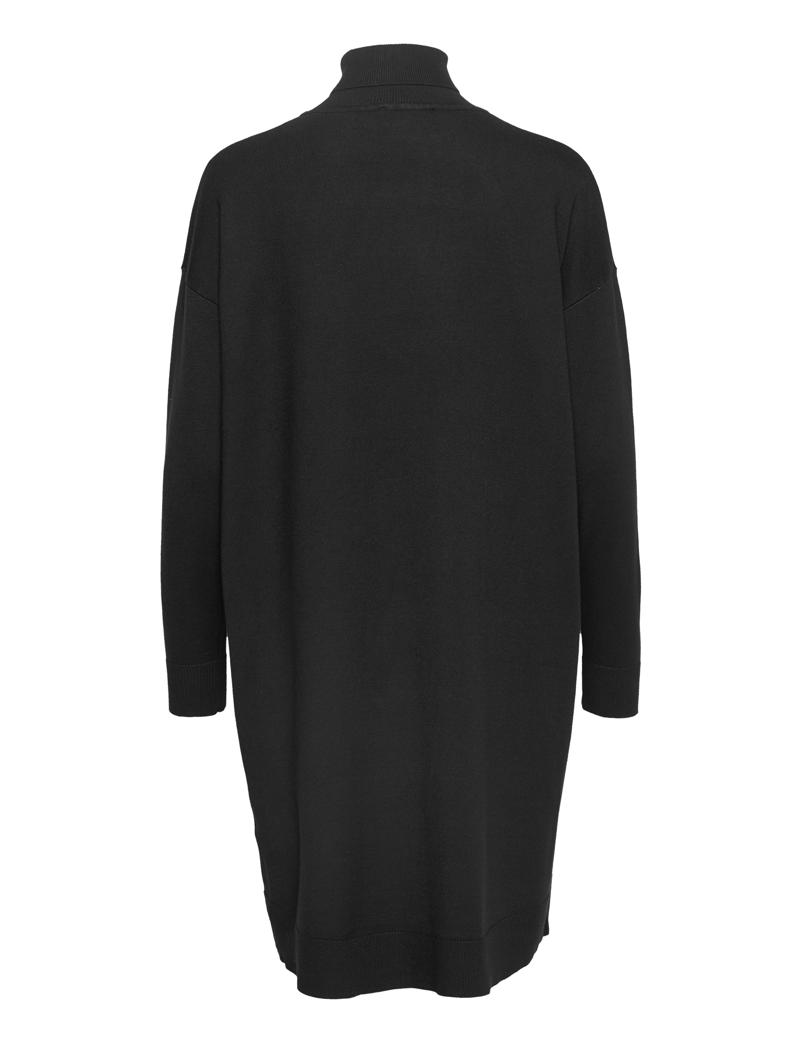 Soft Rebels - SRLea Rollneck Dress Knit - strikkjoler - black - 2