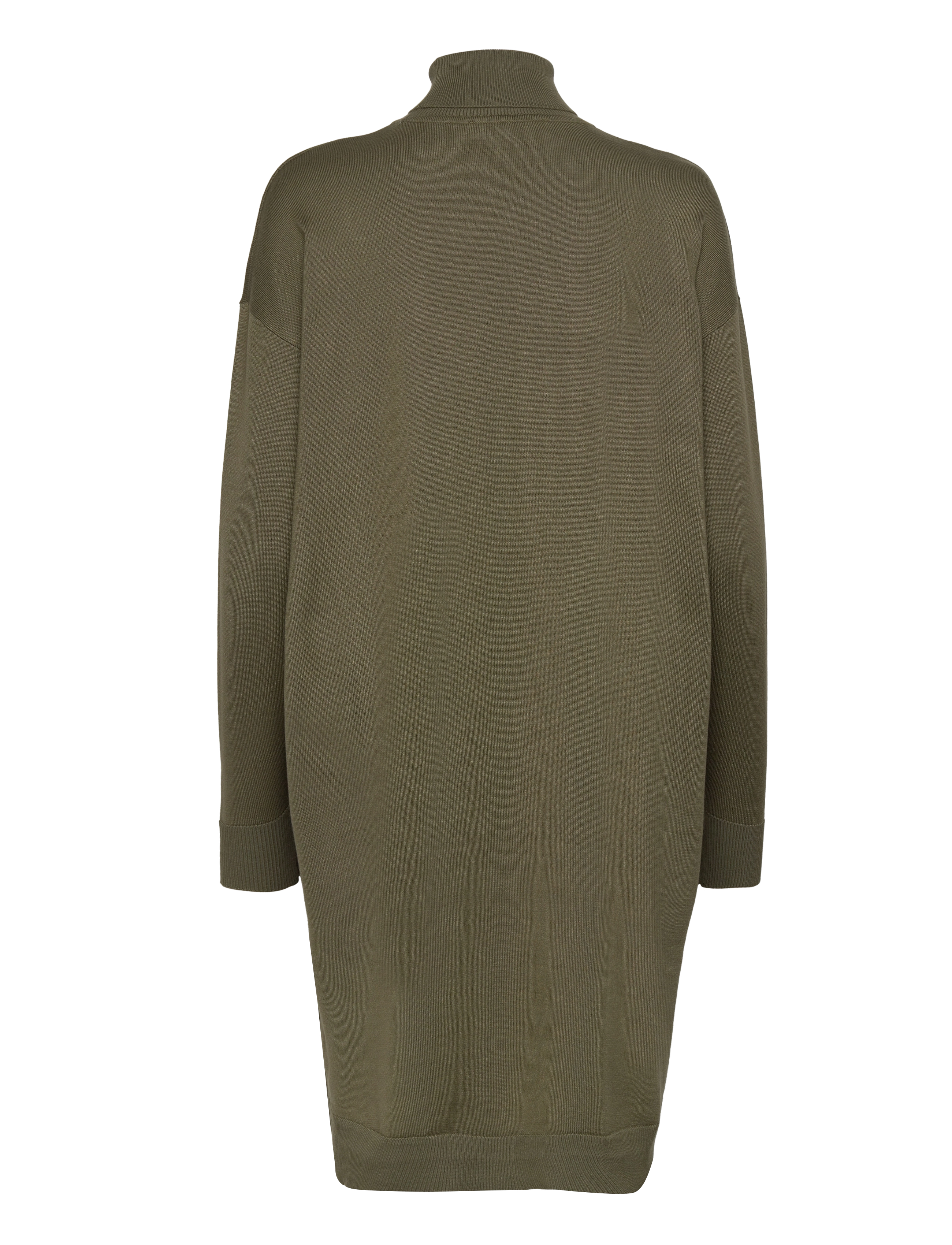Soft Rebels - SRLea Rollneck Dress Knit - strikkjoler - burnt olive - 2