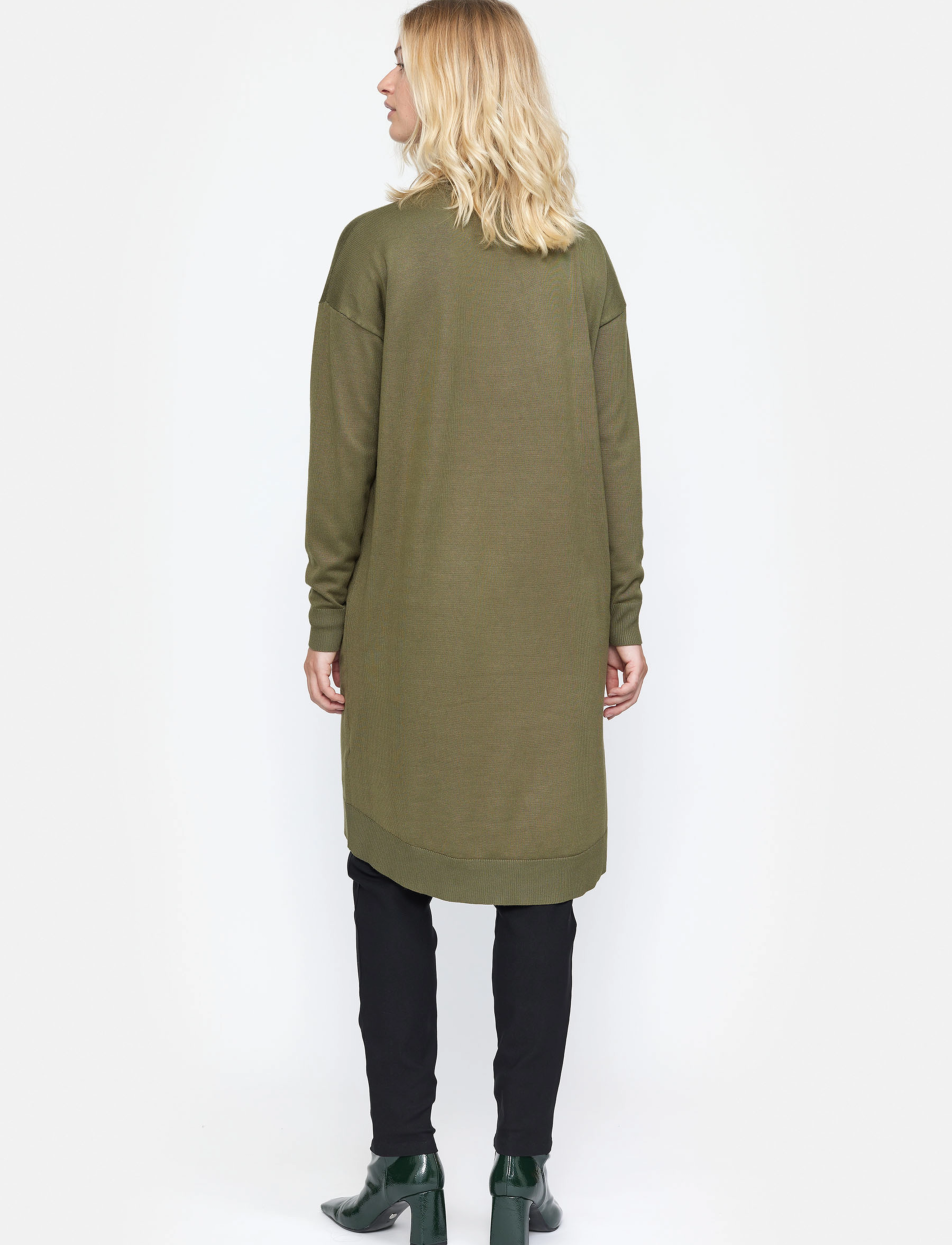 Soft Rebels - SRLea Rollneck Dress Knit - strikkjoler - burnt olive - 3