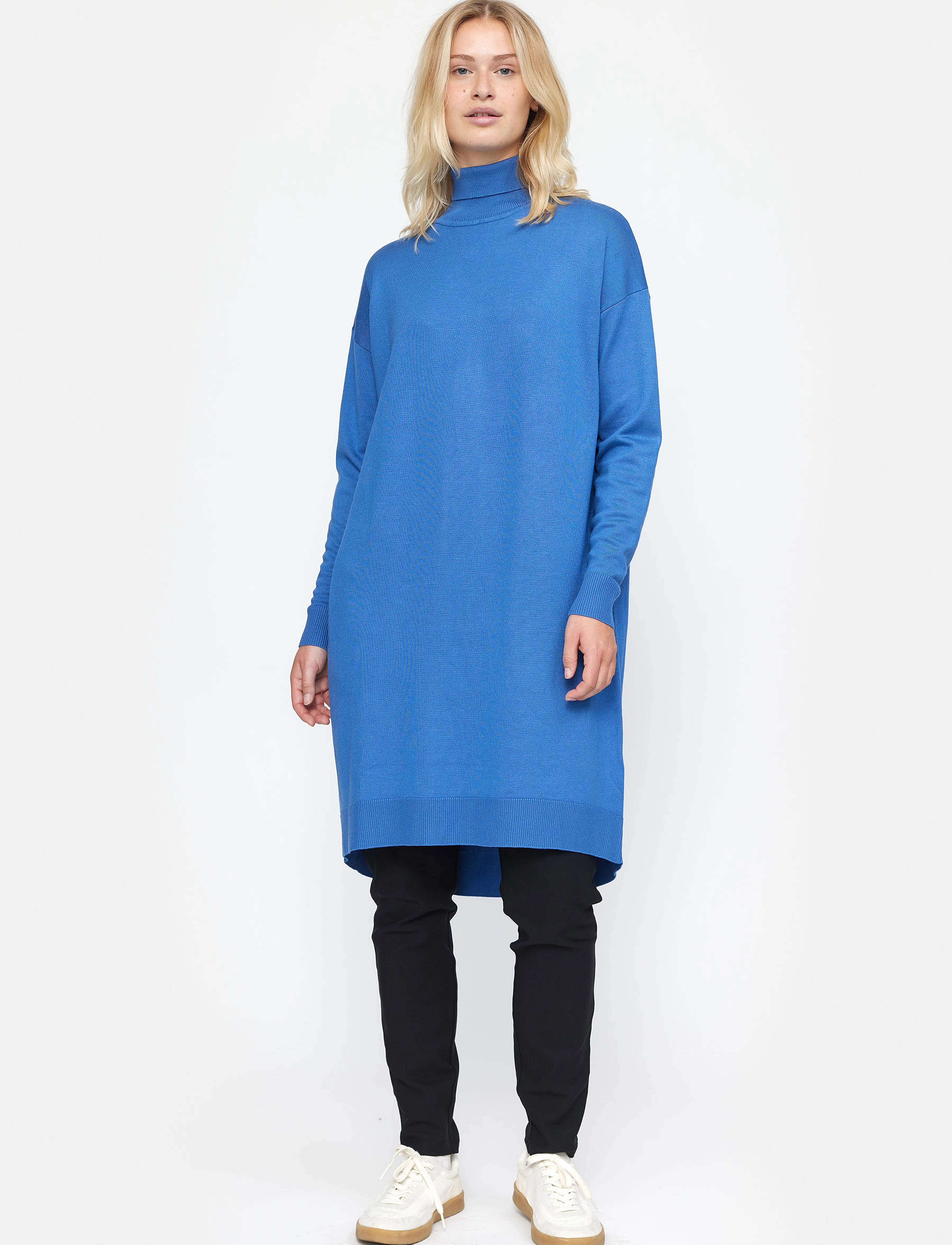 Soft Rebels SRLea Rollneck Dress Knit - Strickkleider - DELFT / blue