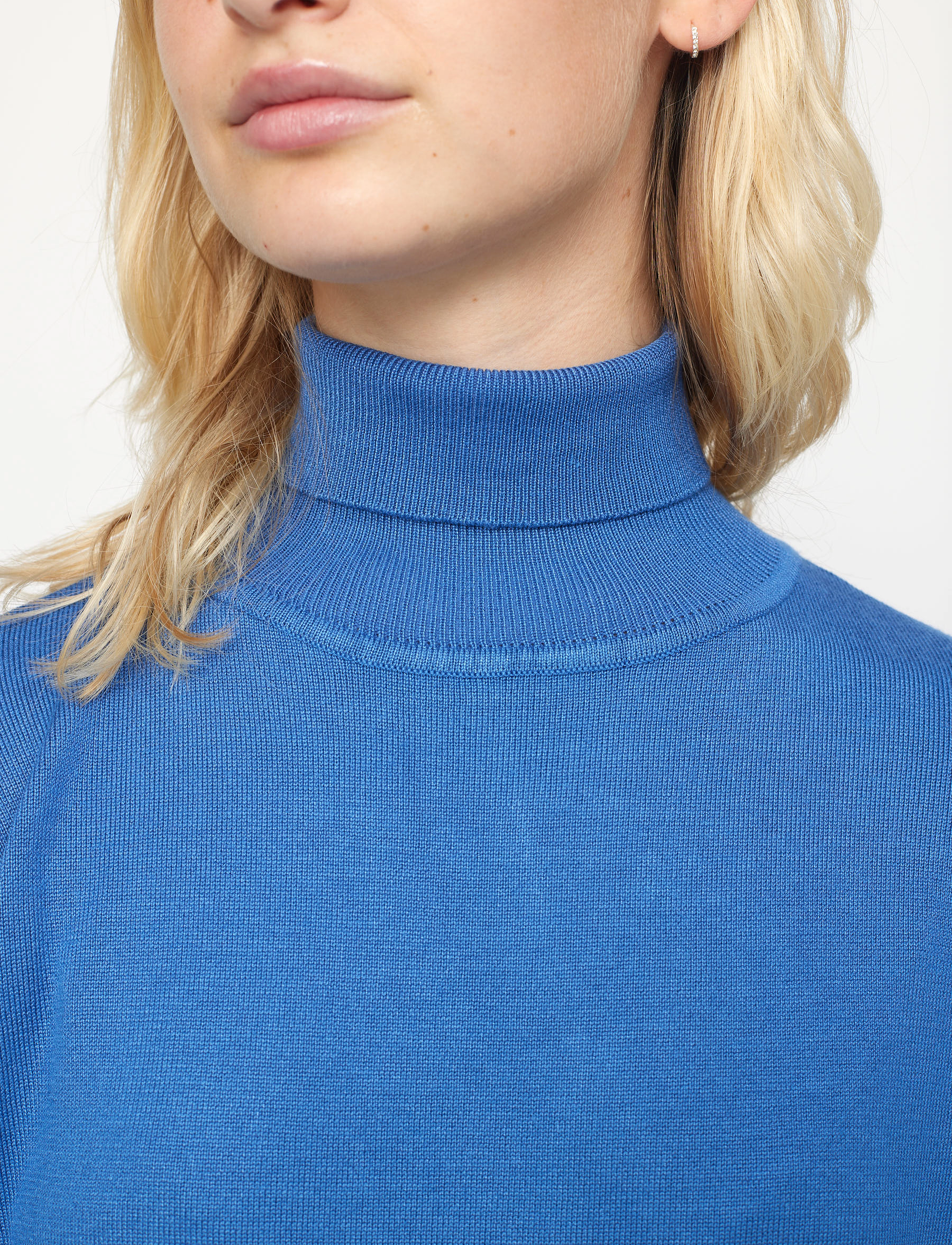 Soft Rebels - SRLea Rollneck Dress Knit - strikkjoler - delft - 4