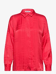 Soft Rebels - SRAida Shirt - langermede skjorter - check jacquard bittersweet - 0