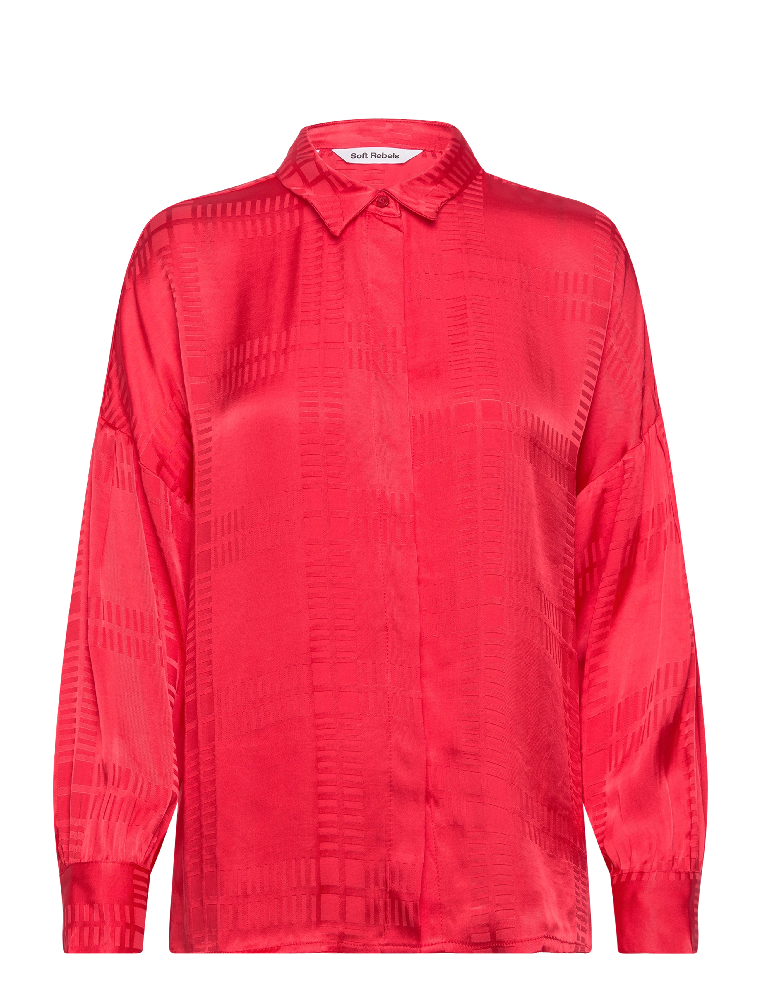 SRAida Shirt - CHECK JACQUARD BITTERSWEET