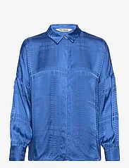 Soft Rebels - SRAida Shirt - langermede skjorter - check jacquard strong blue - 0