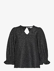Soft Rebels - SRFannie Blouse - short-sleeved blouses - black - 0