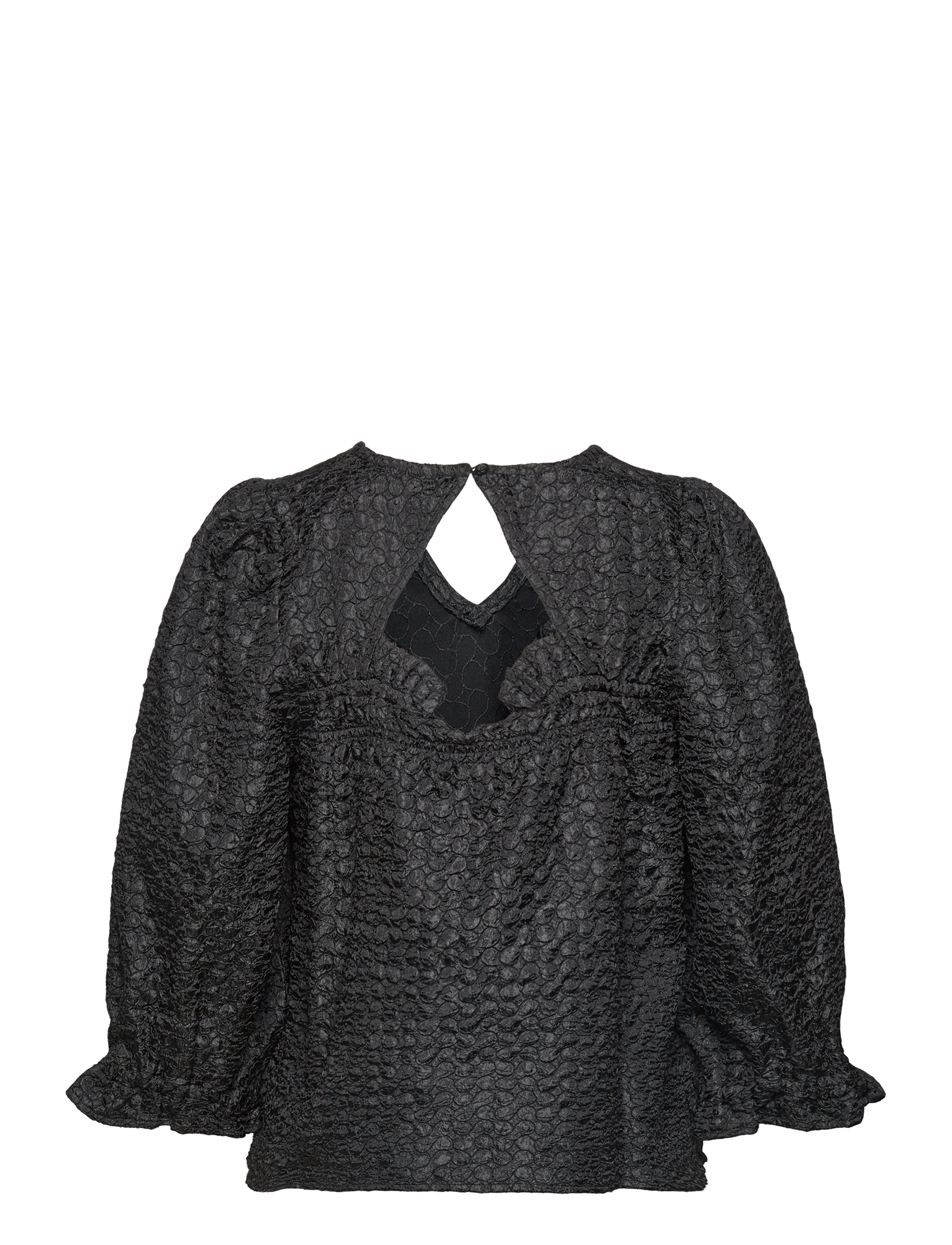 Soft Rebels - SRFannie Blouse - short-sleeved blouses - black - 2