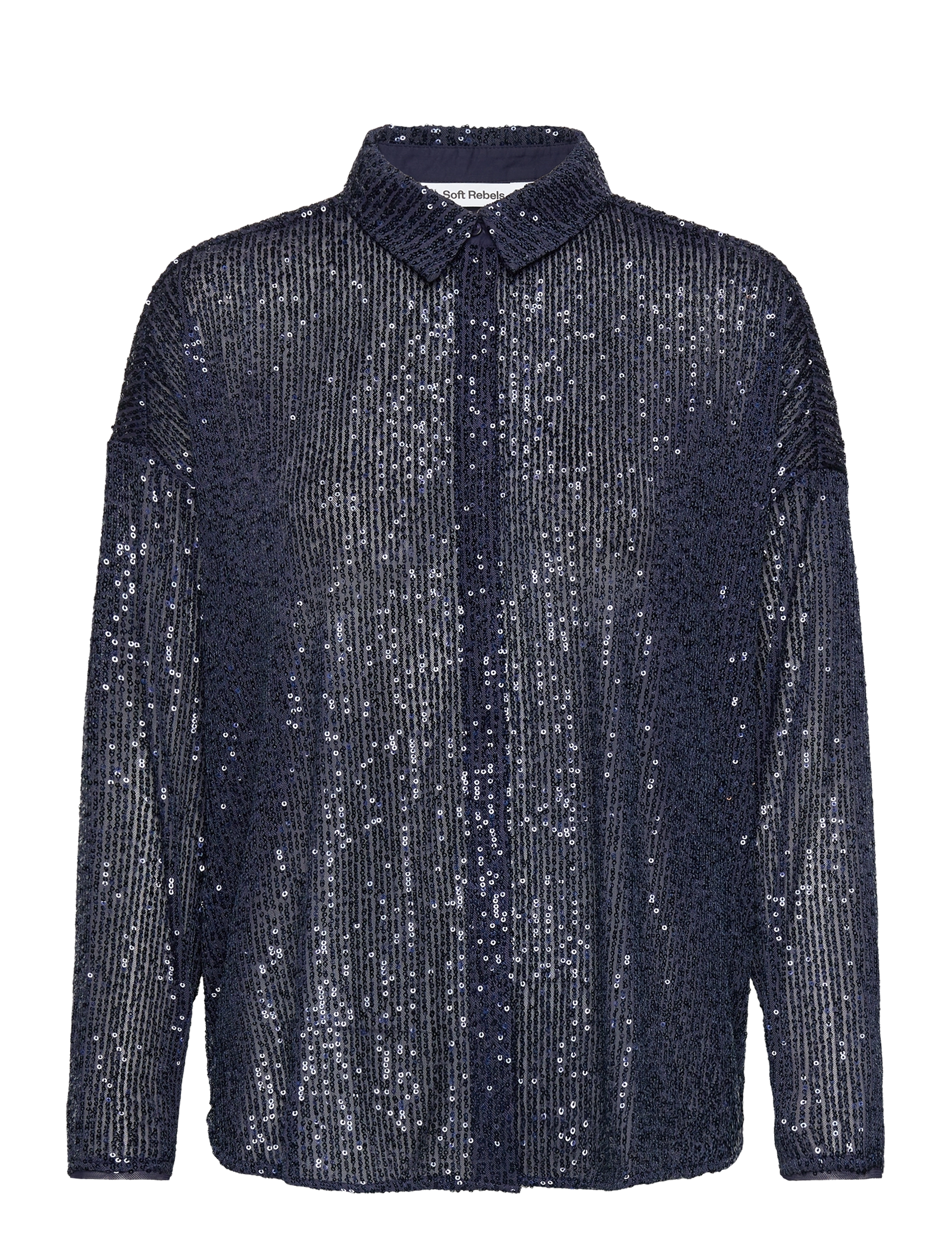Soft Rebels SRAviana Shirt - Riided - TOTAL ECLIPSE / navy