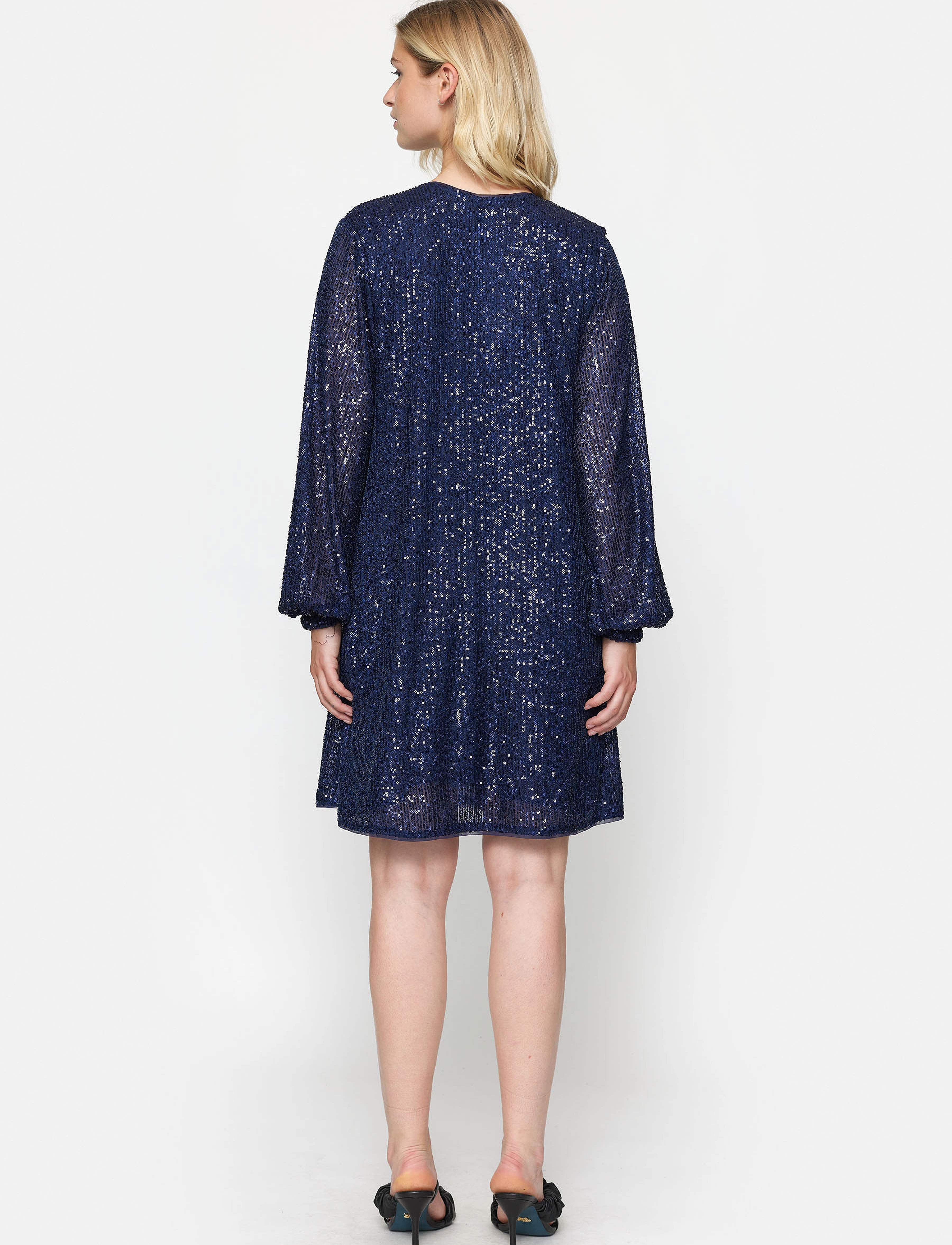 Soft Rebels - SRAviana Dress - pailletkjoler - total eclipse - 3