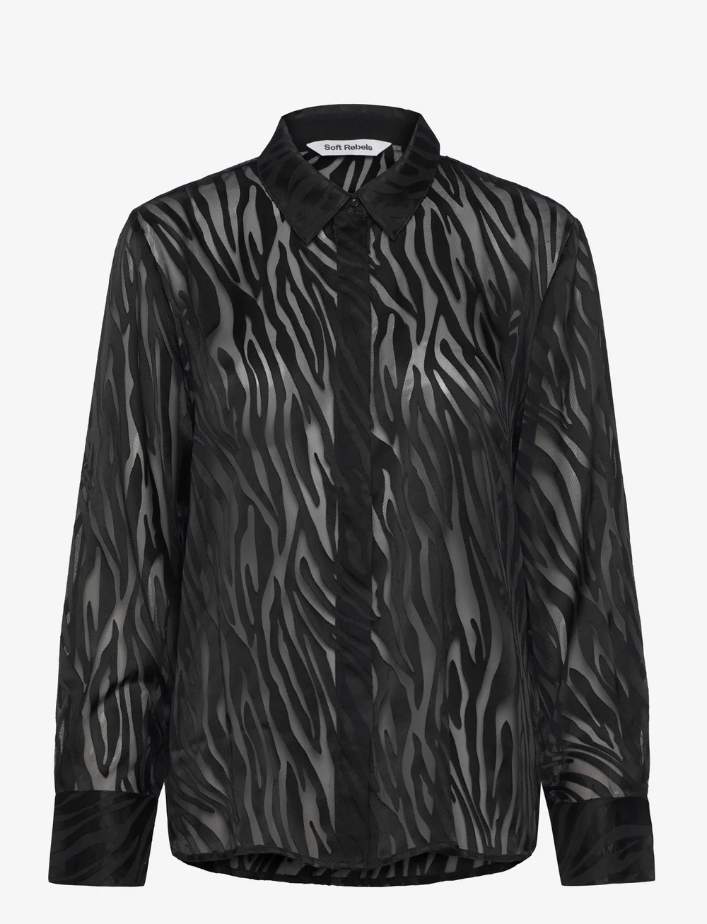 Soft Rebels - SRValentine Shirt - pikkade varrukatega särgid - black - 1