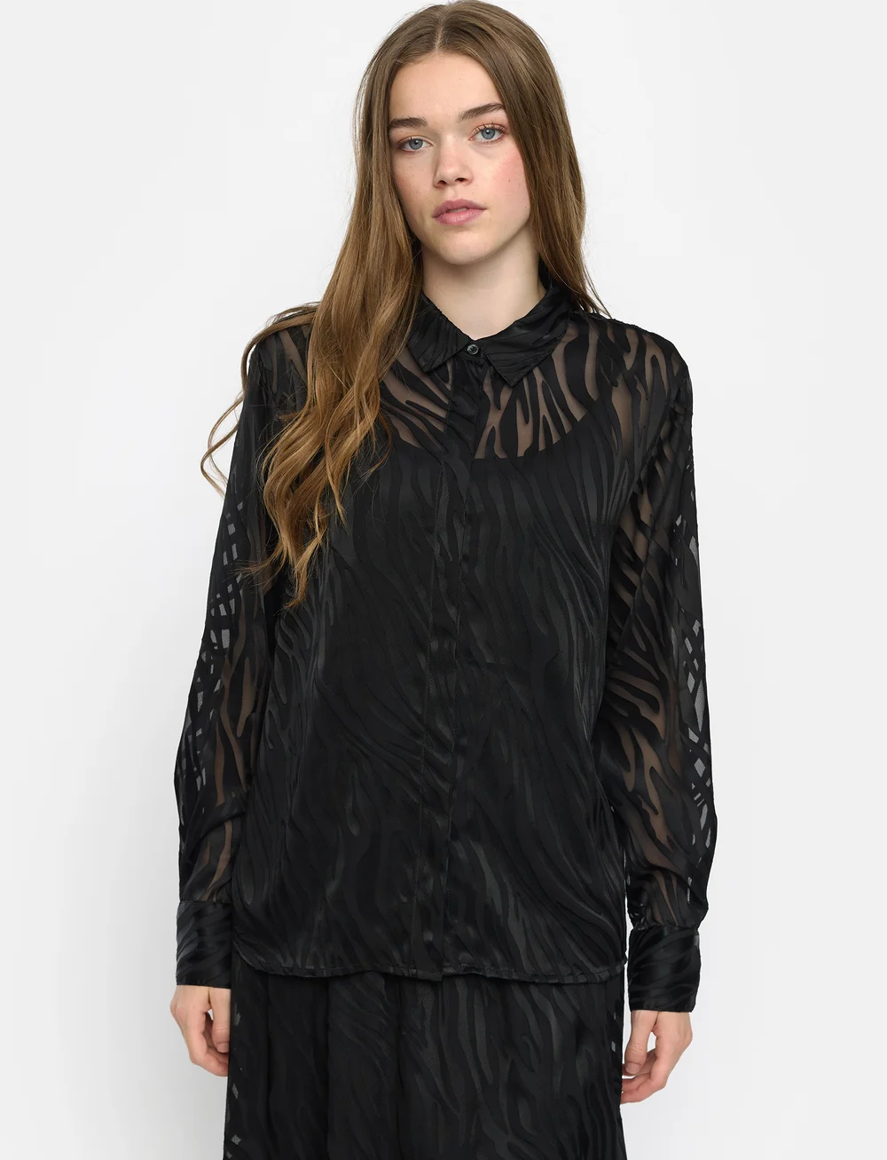 Soft Rebels - SRValentine Shirt - pikkade varrukatega särgid - black - 0