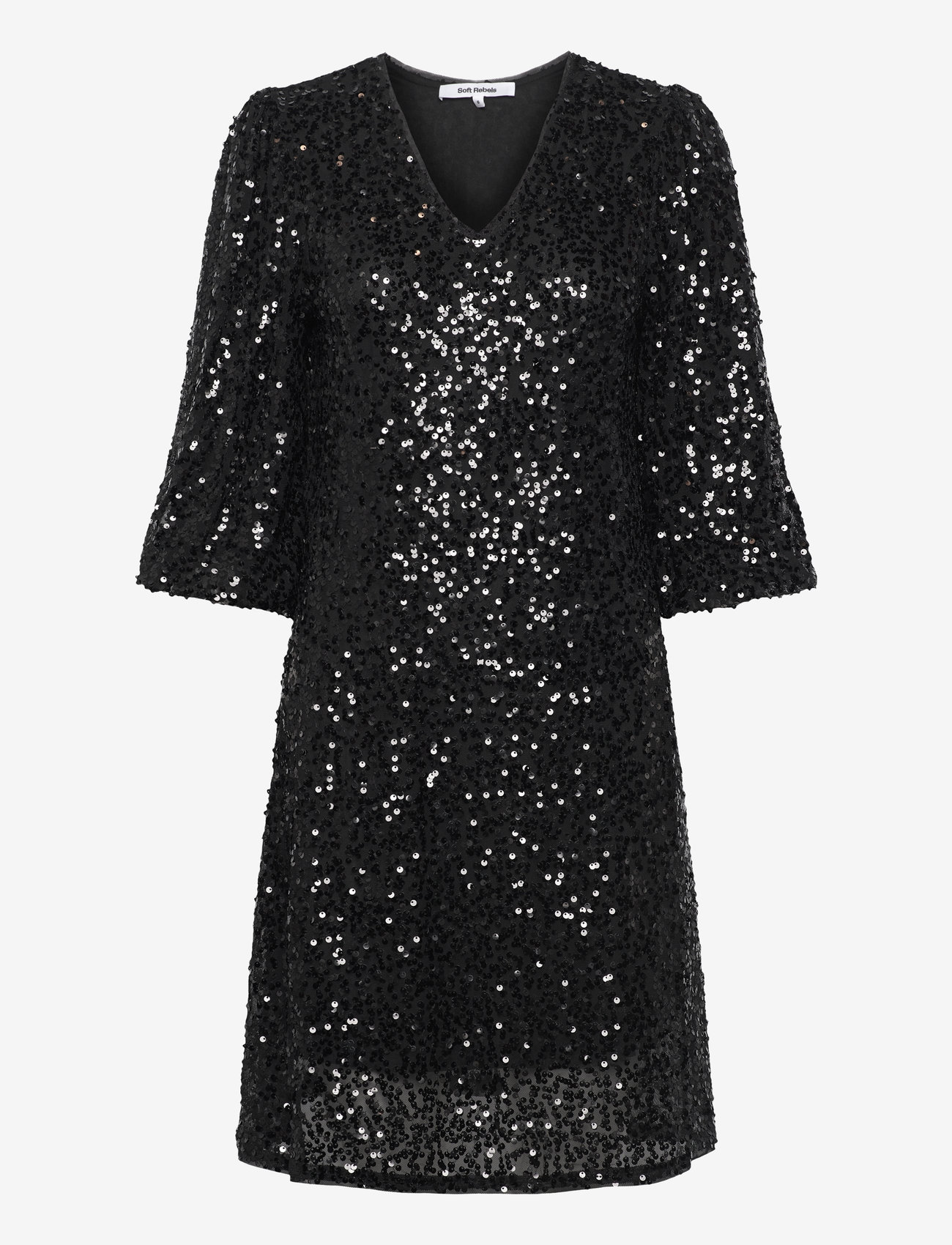 Soft Rebels - SRAudrey Dress - pailletkjoler - black - 1