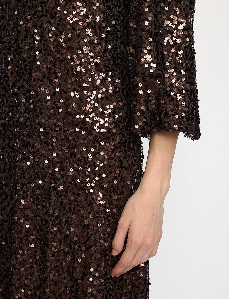 Soft Rebels - SRAudrey Dress - paillettenkleider - chocolate plum - 4