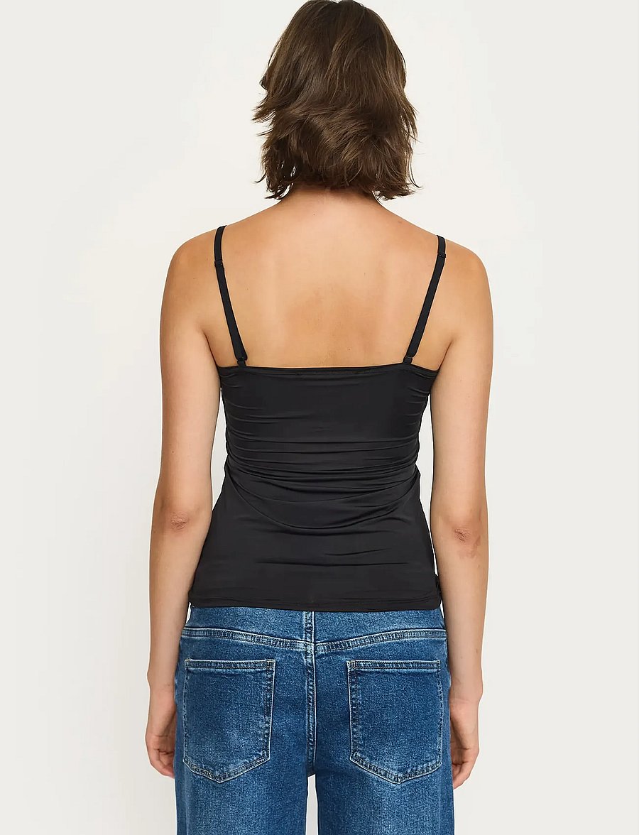 Soft Rebels - SRElyse Strap Top GRS - sleeveless tops - black - 4