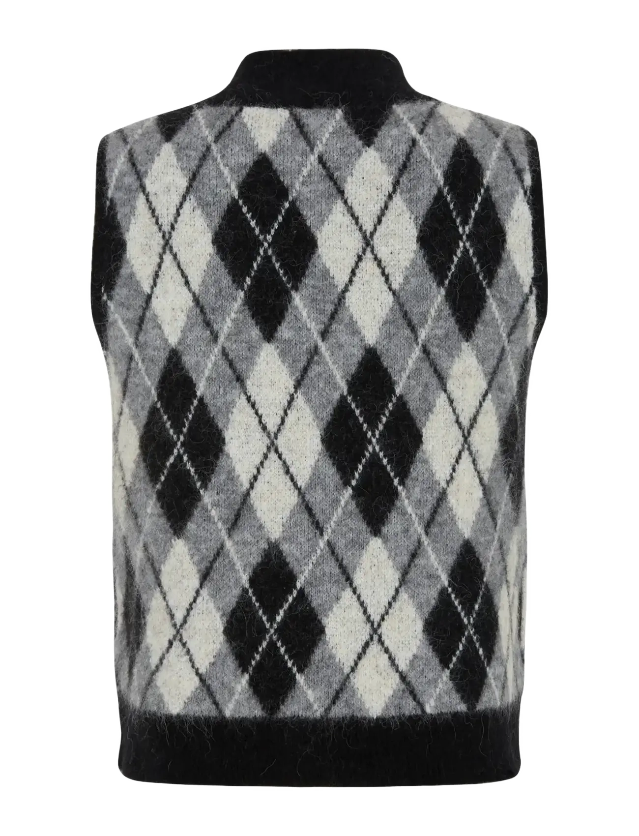 Soft Rebels - SRHarley Vest Knit RWS - stickade västar - black - 2