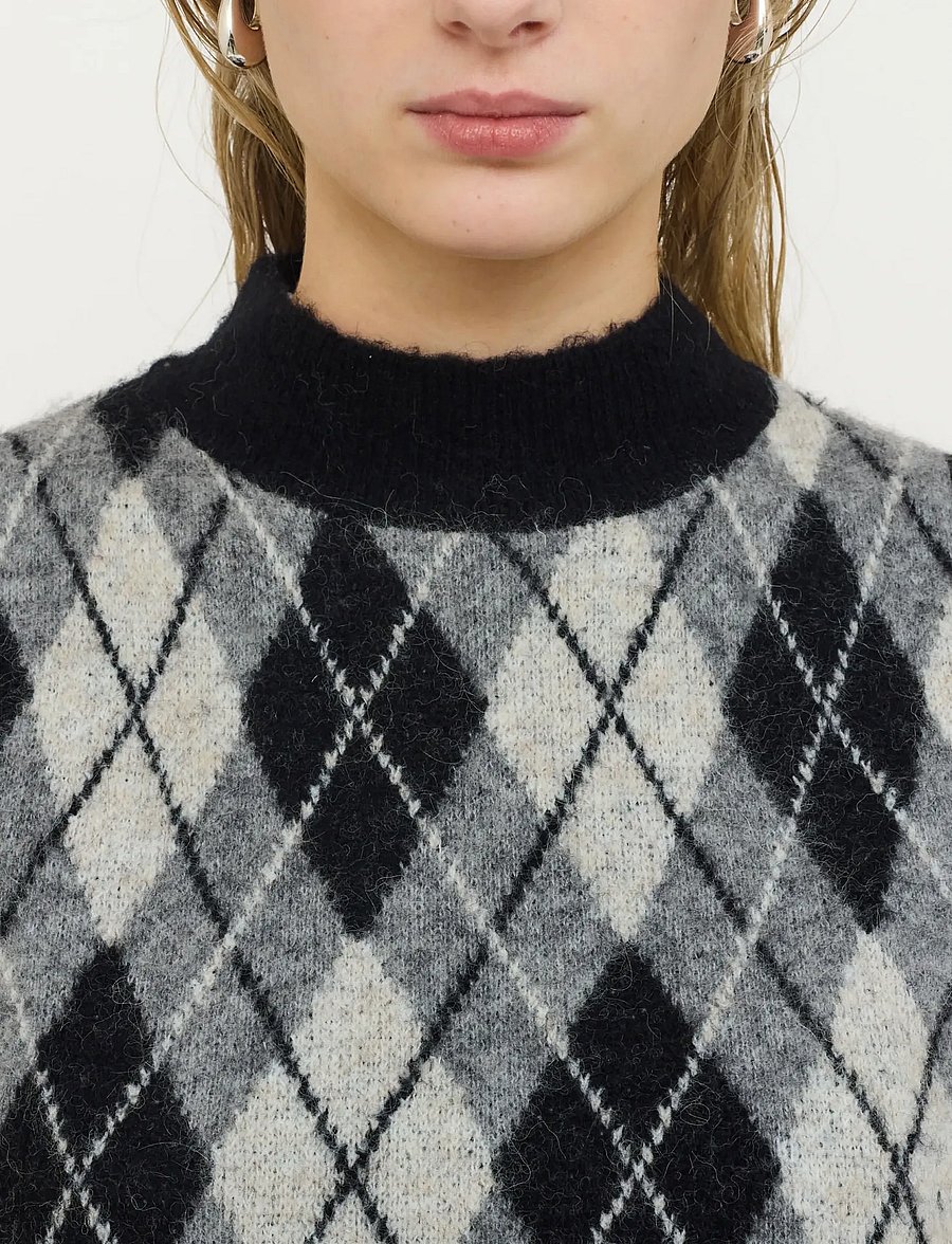 Soft Rebels - SRHarley Vest Knit RWS - stickade västar - black - 4