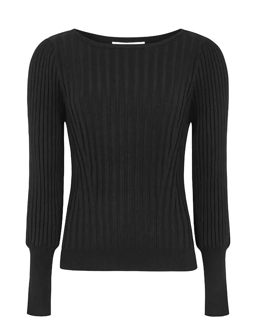 Soft Rebels - SRJill Knit - stickade tröjor - black - 1