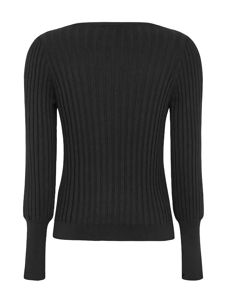 Soft Rebels - SRJill Knit - stickade tröjor - black - 2