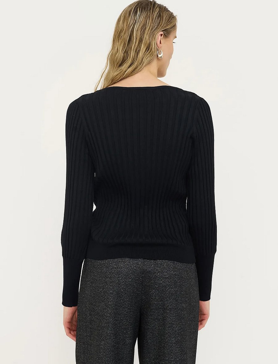 Soft Rebels - SRJill Knit - stickade tröjor - black - 3