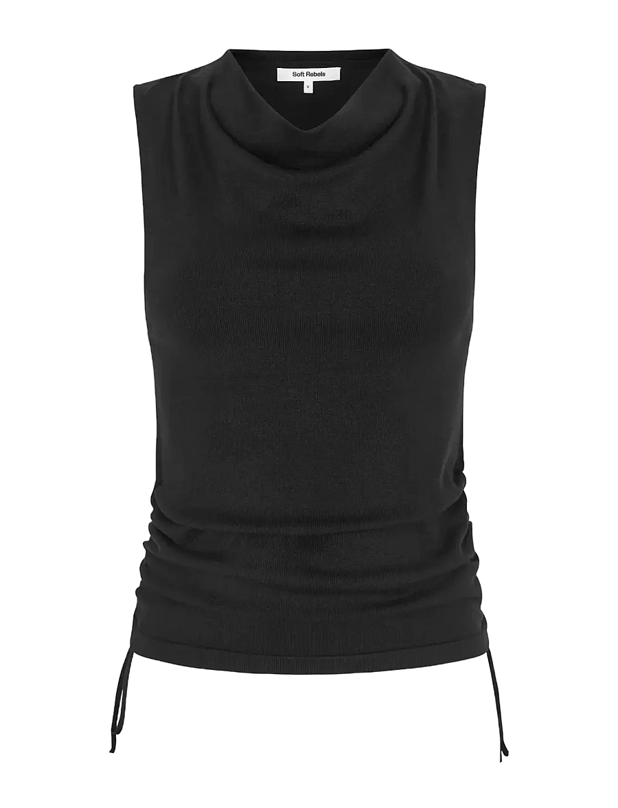 Soft Rebels - SRJill SL Knit - linnen - black - 1