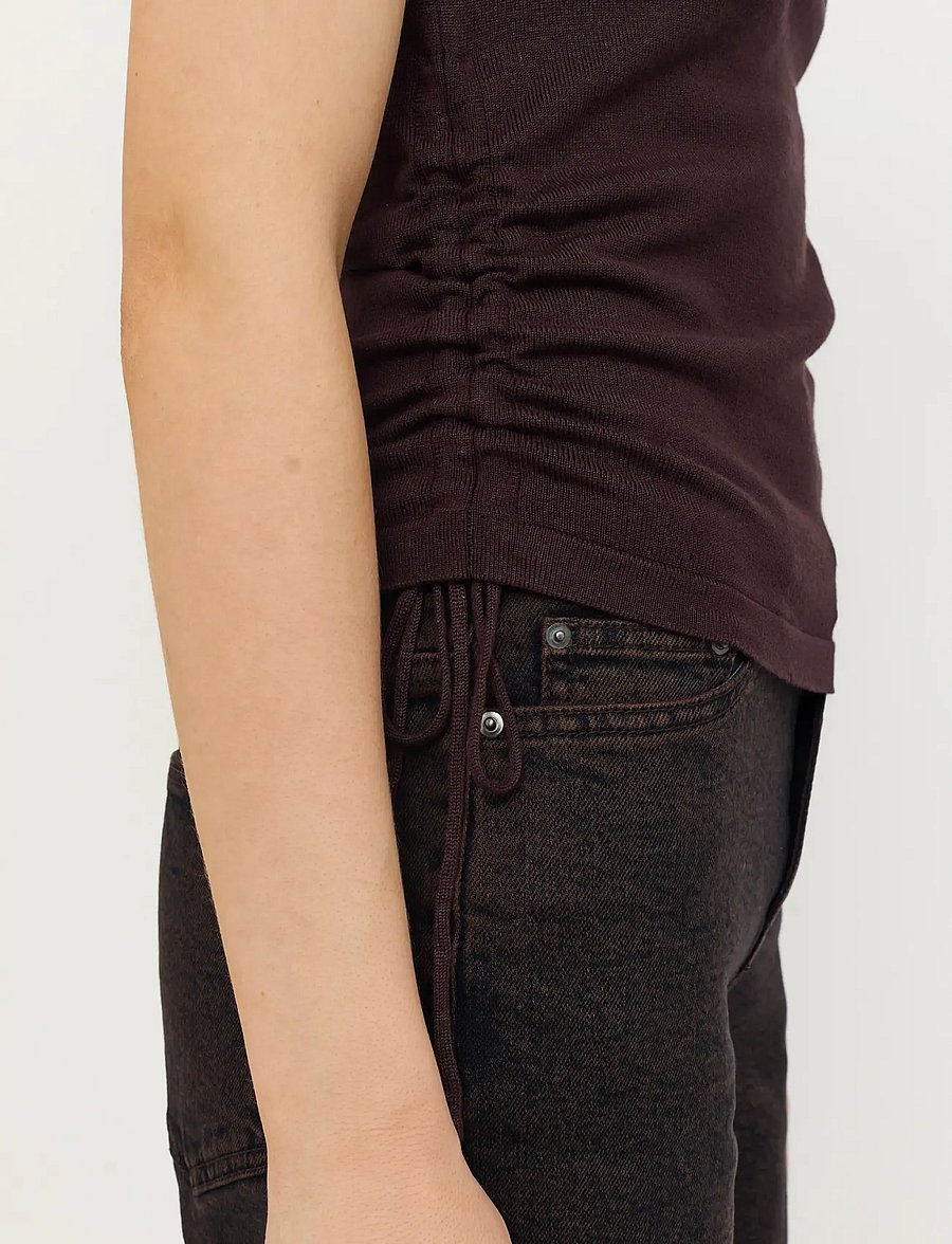 Soft Rebels - SRJill SL Knit - tanktops - chocolate plum - 4