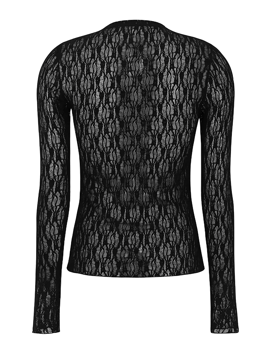 Soft Rebels - SROlena LS Top - långärmade toppar - black - 2
