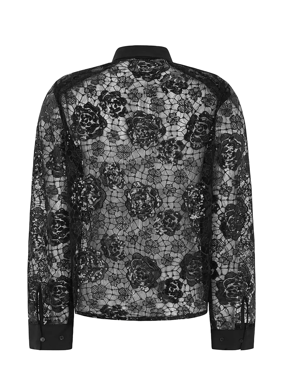 Soft Rebels - SRPam Shirt - langærmede skjorter - black - 2