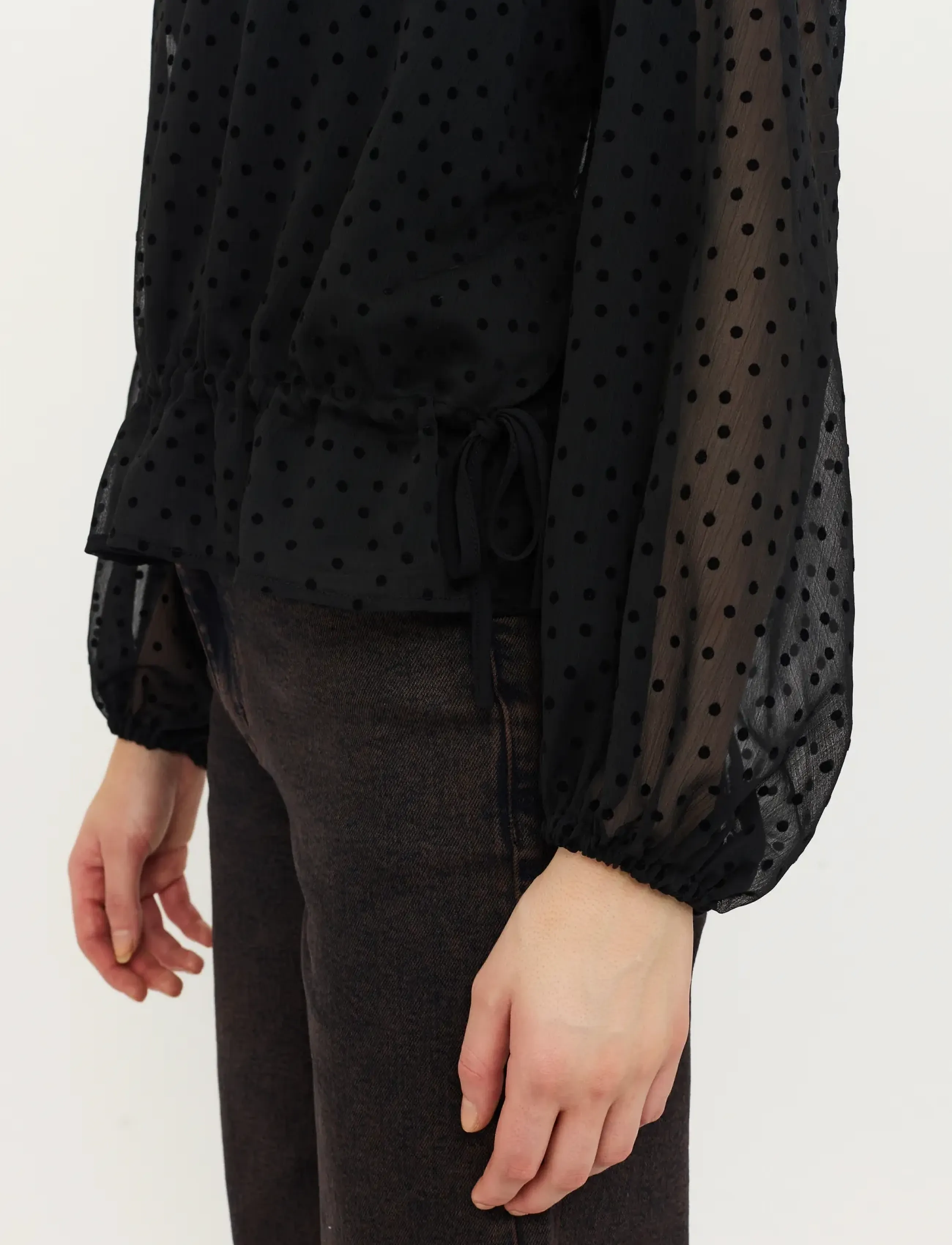 Soft Rebels - SRSabella Blouse - langærmede bluser - black - 4