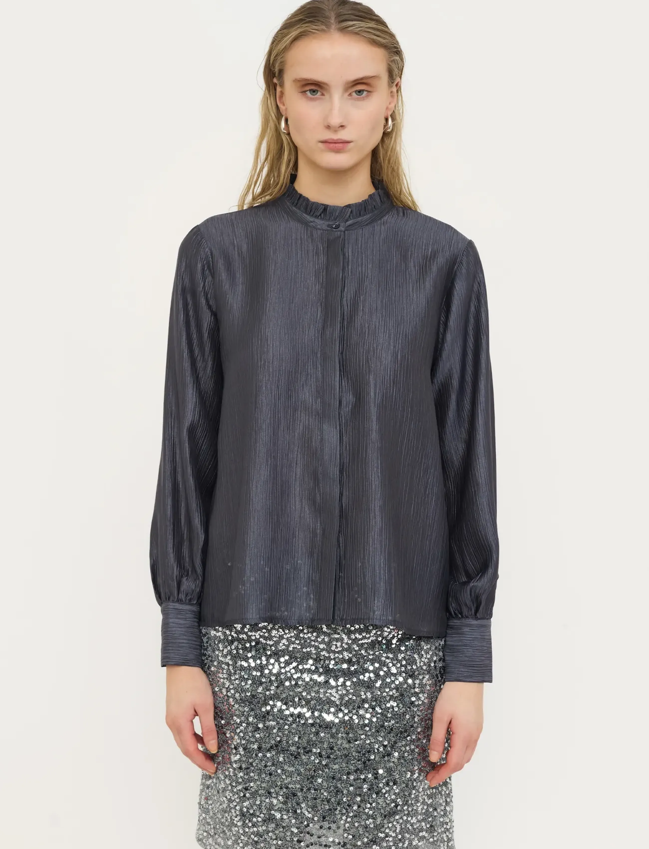 Soft Rebels SRDama Shirt - Skjorter - PERISCOPE / grey