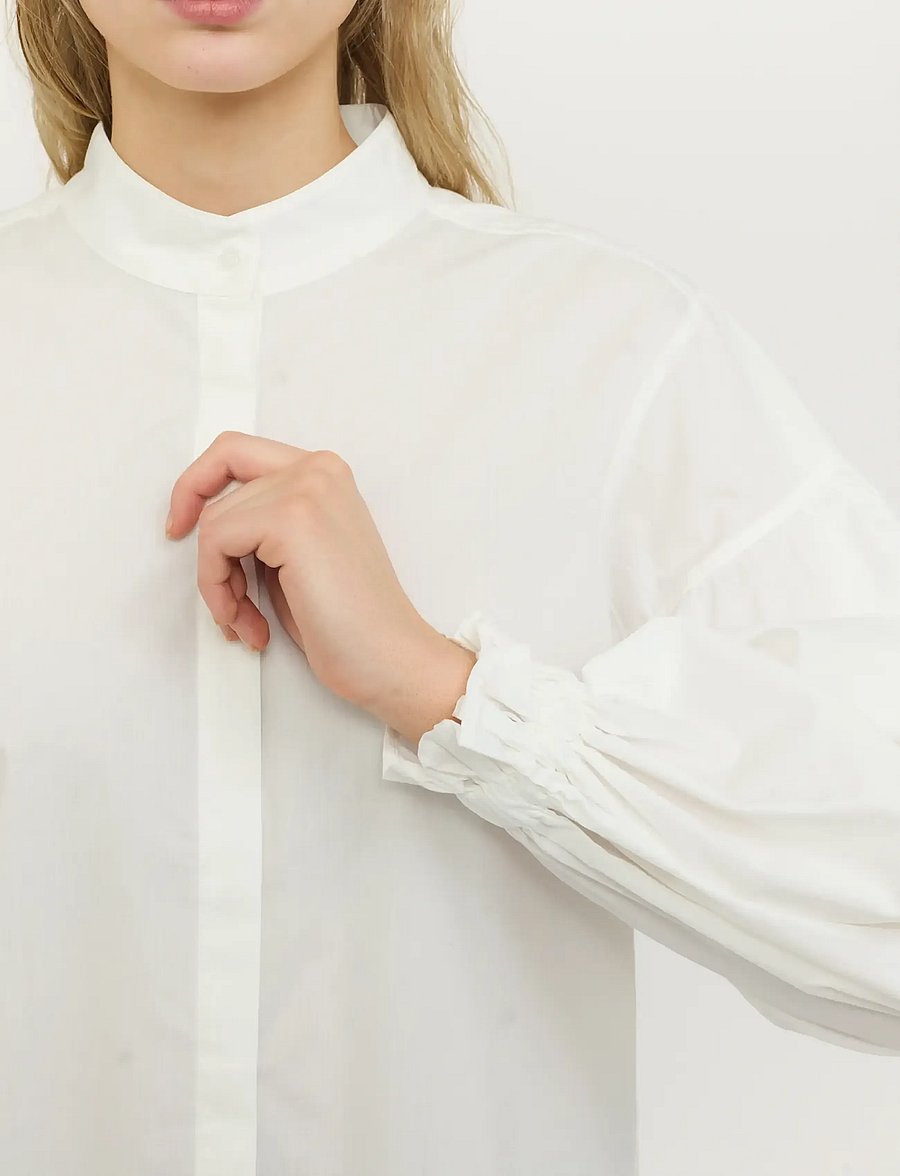 Soft Rebels - SRKajsa Shirt - langærmede skjorter - snow white - 4