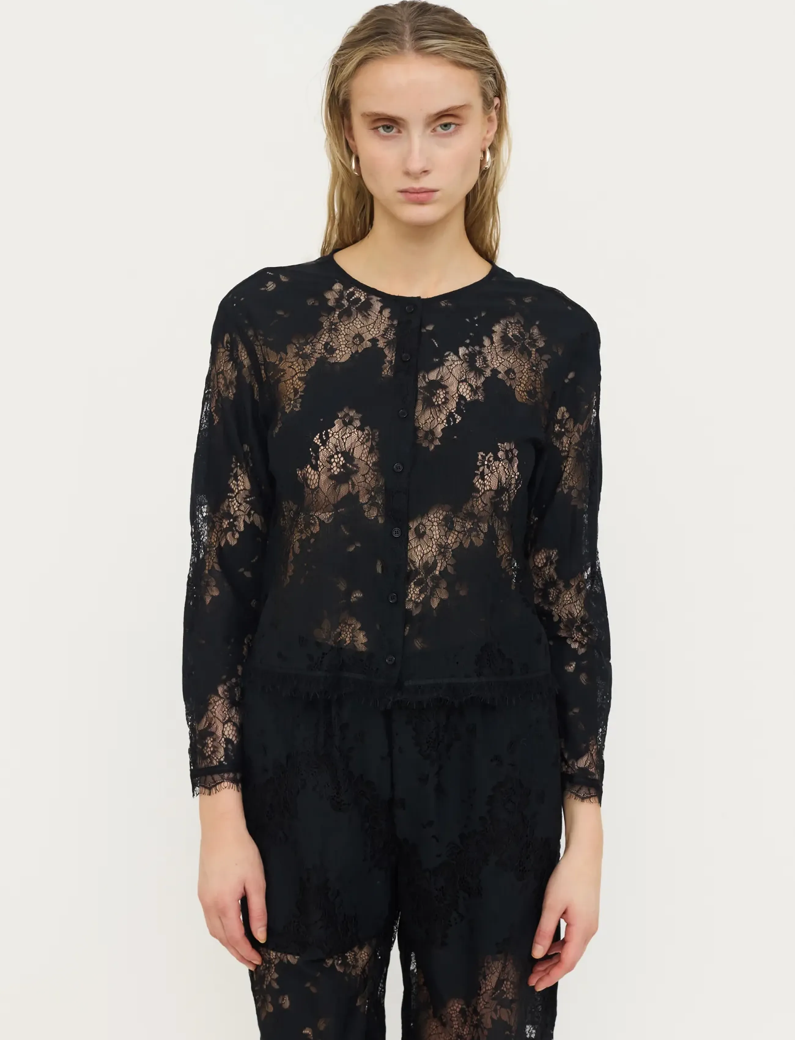 Soft Rebels SRKacy Shirt - Langärmlige Hemden - BLACK / black