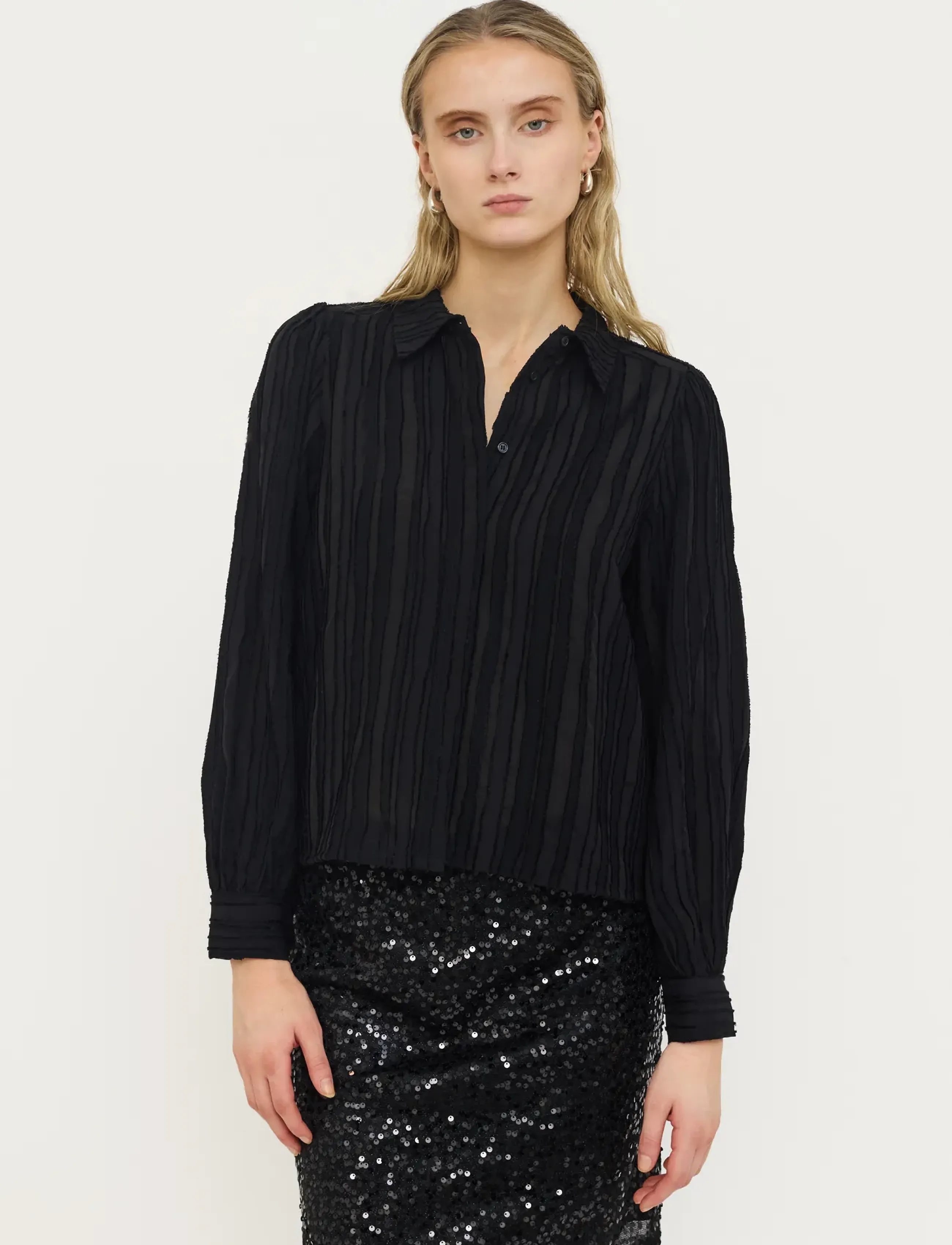 Soft Rebels SROdele Shirt - Langärmlige Hemden - BLACK / black