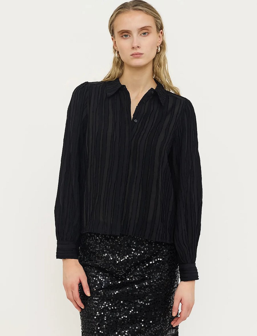 Soft Rebels - SROdele Shirt - langærmede skjorter - black - 0