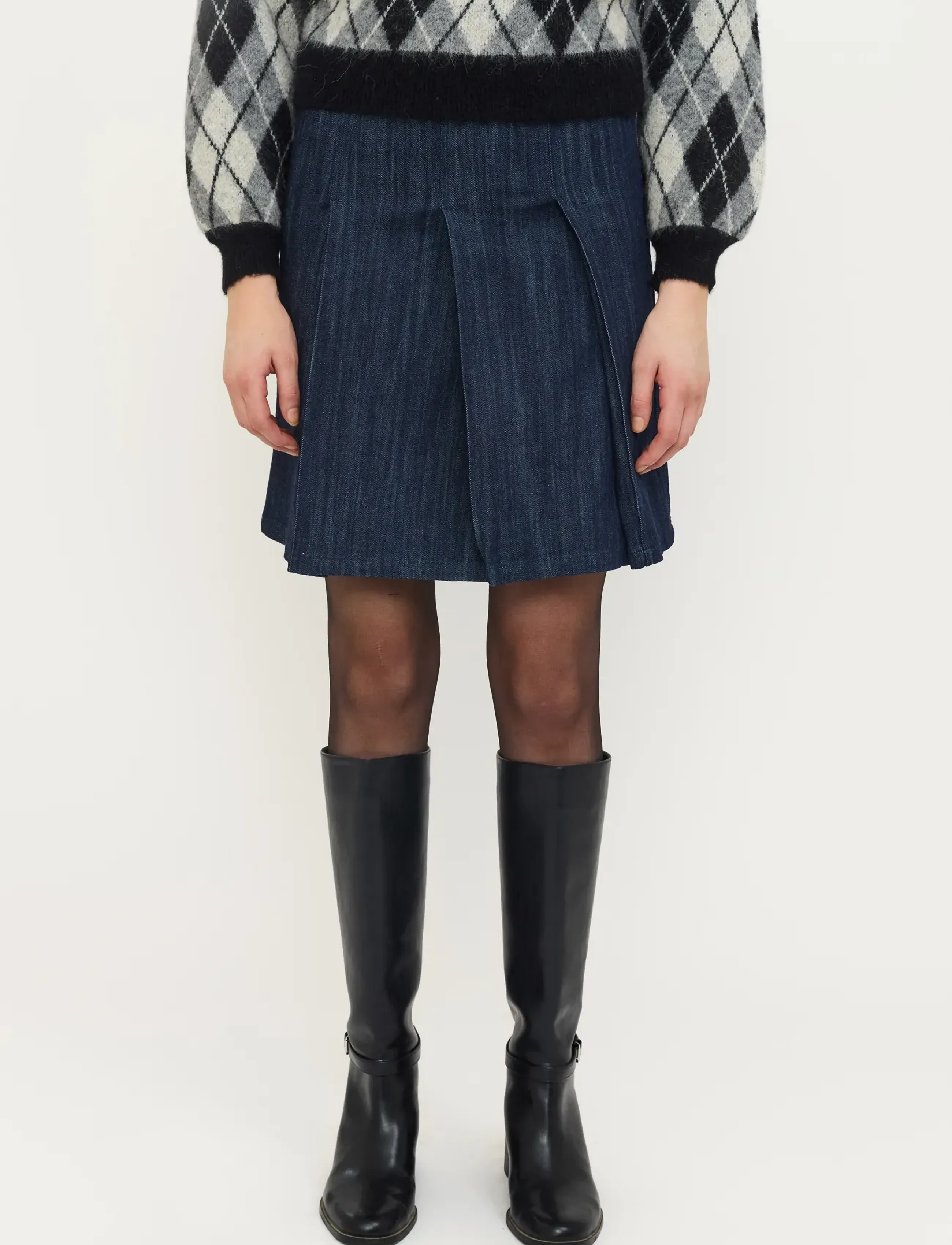 Soft Rebels SRkami Skirt - Jeansröcke - NIGHT SKY / navy