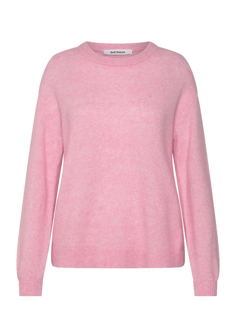 Soft Rebels - SRAllison Knit - RWS - pullover - 196 bleached mauve melange - 1